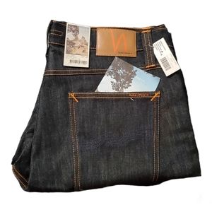 36 / 32 / Nudie Jeans Lean Dean Dry Deep Navy Brand New